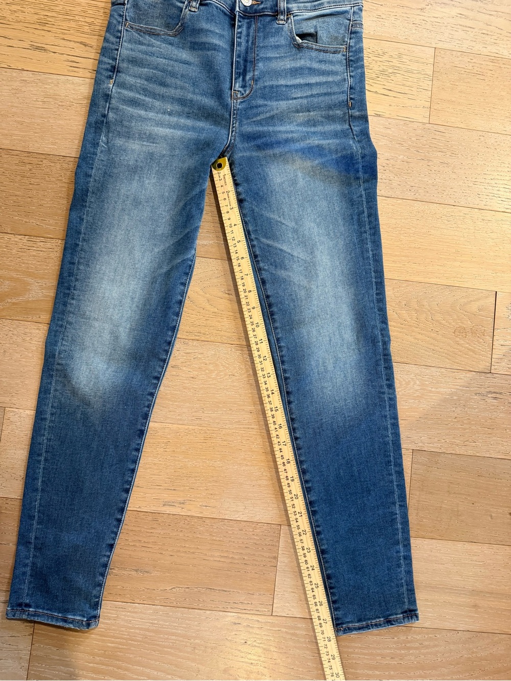 NWT American Eagle Outfitters Women’s Skinny Jeggings Jeans in Medium Blue - Picture 7 of 7